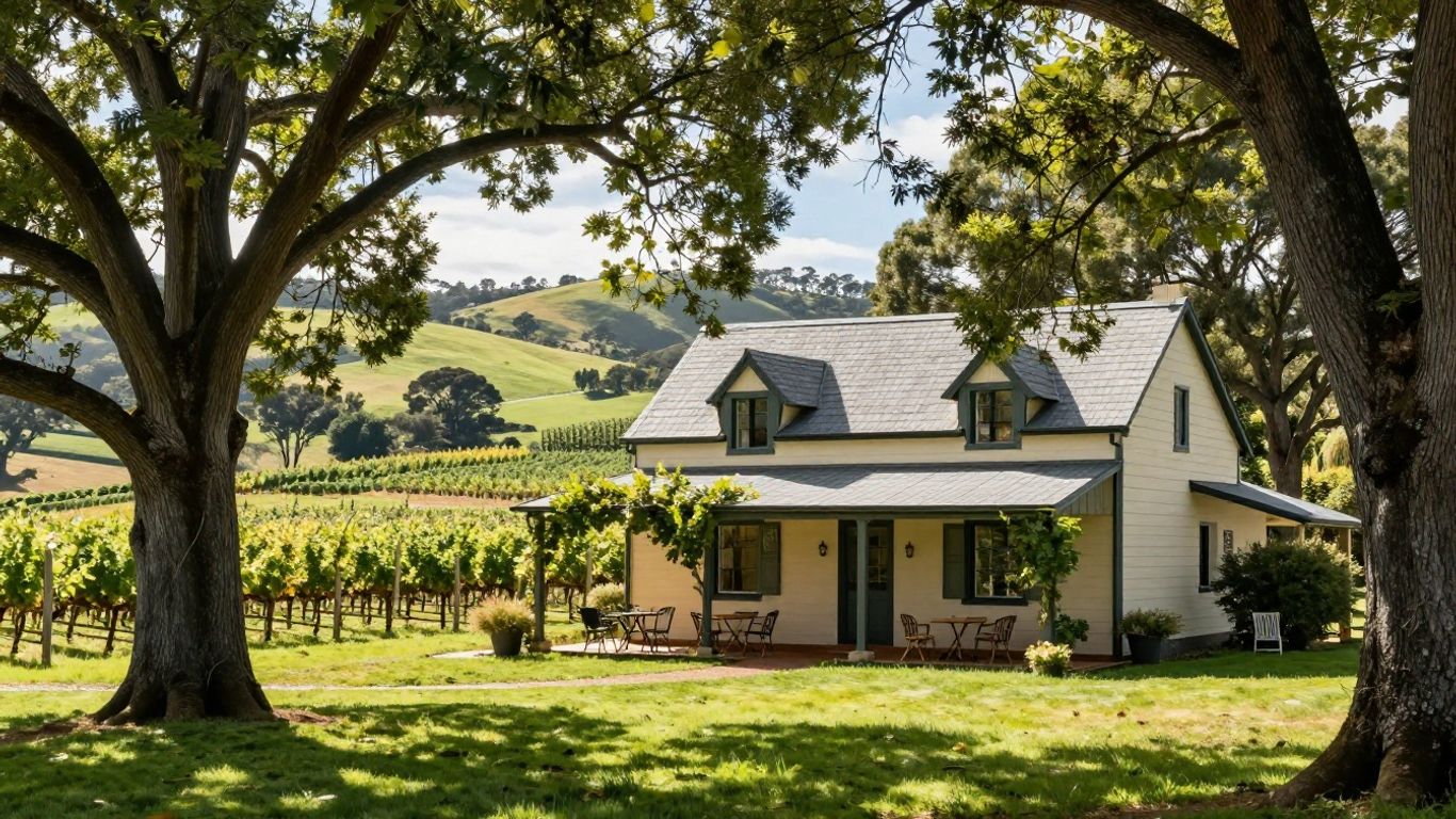 Tranquil cottage in Margaret River surrounded by nature.