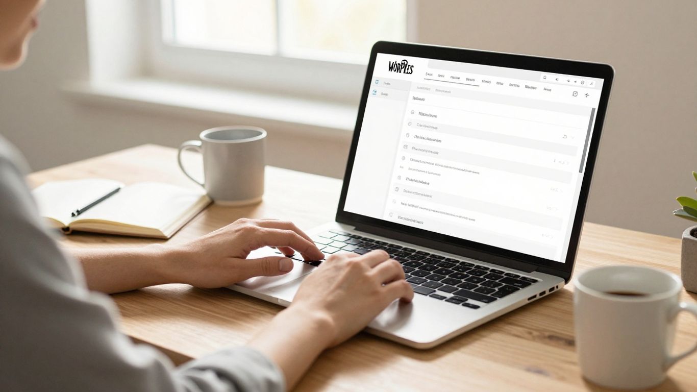 WordPress site owner reviewing plugin settings