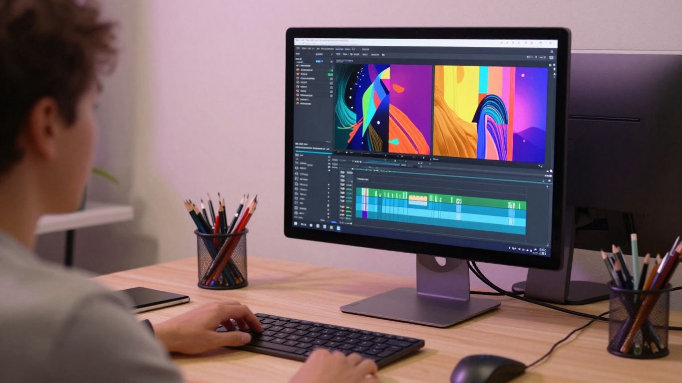 InVideo Studio creative workspace with editing interface.