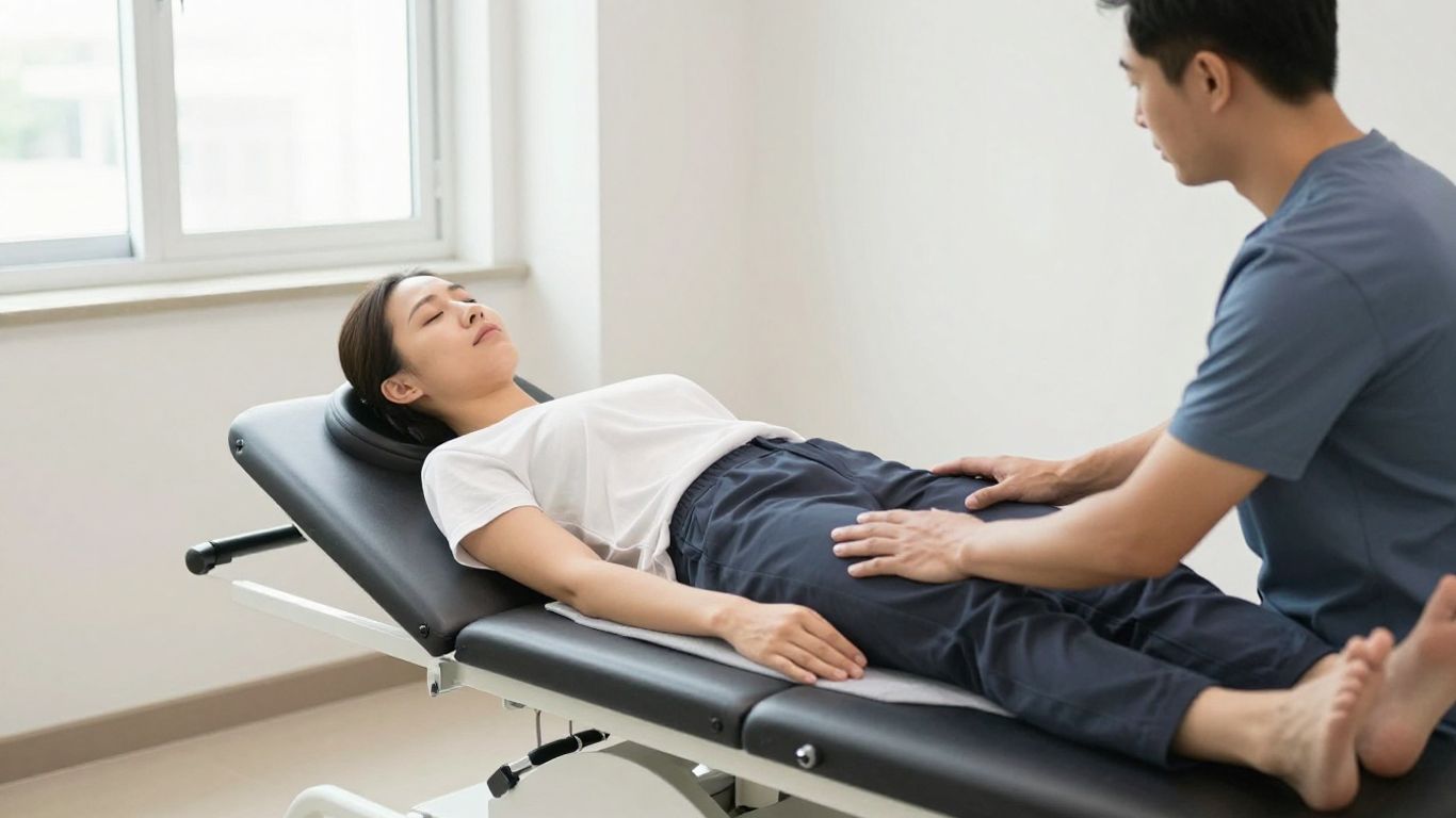Cervical decompression table in a Singapore clinic