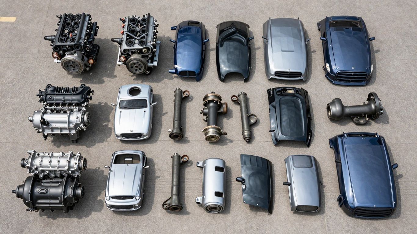 Used Chrysler car parts at Hobart wreckers.