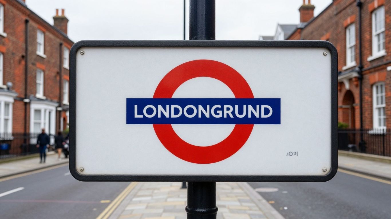 Quartier résidentiel londonien bien connecté