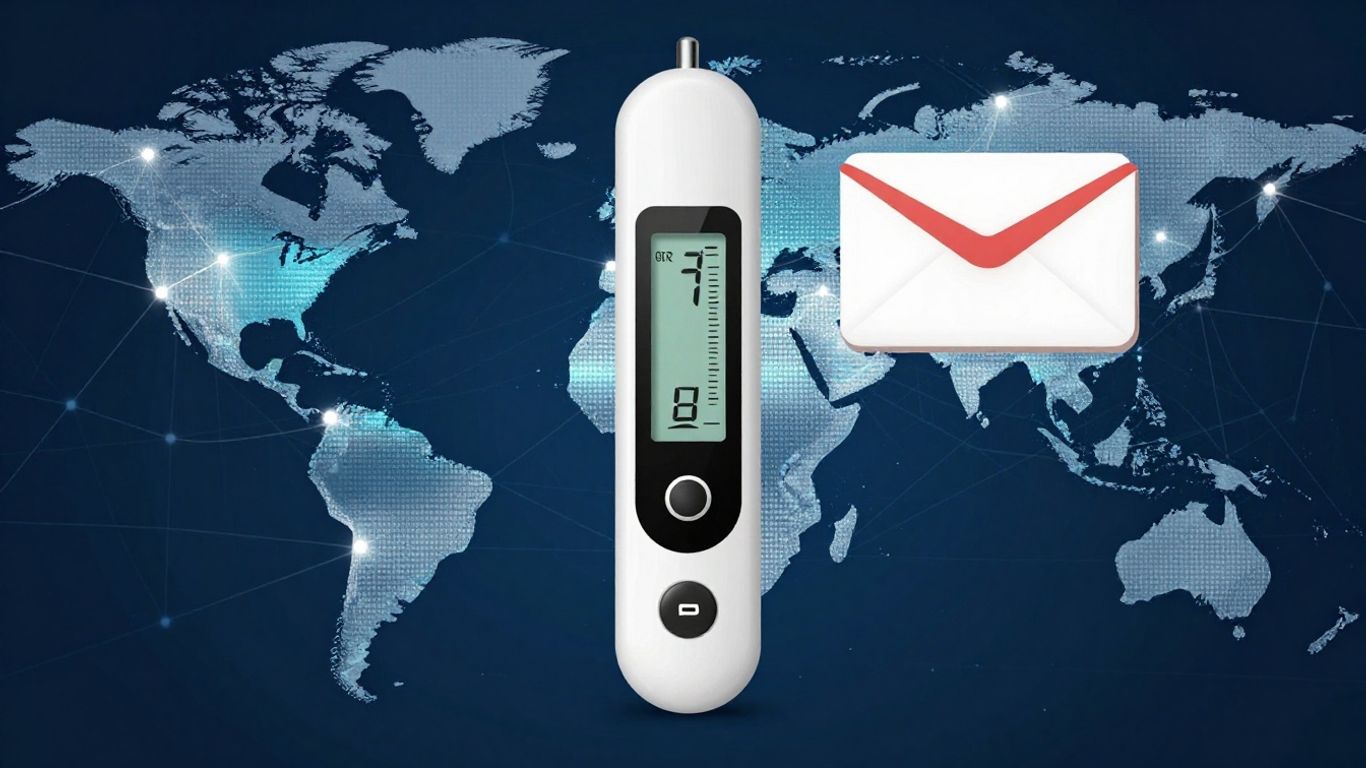 Email domain warming with LocalPipe thermometer graphic.