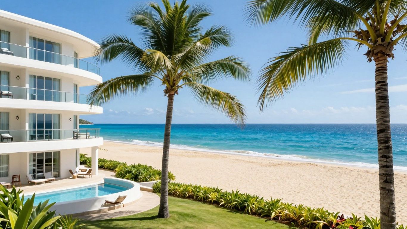 Mantra Coolangatta Beach hotel with ocean view.