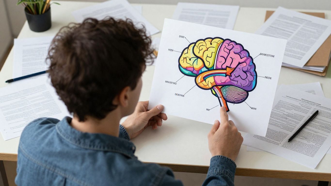 ADHD and memory enhancement strategies visualization.