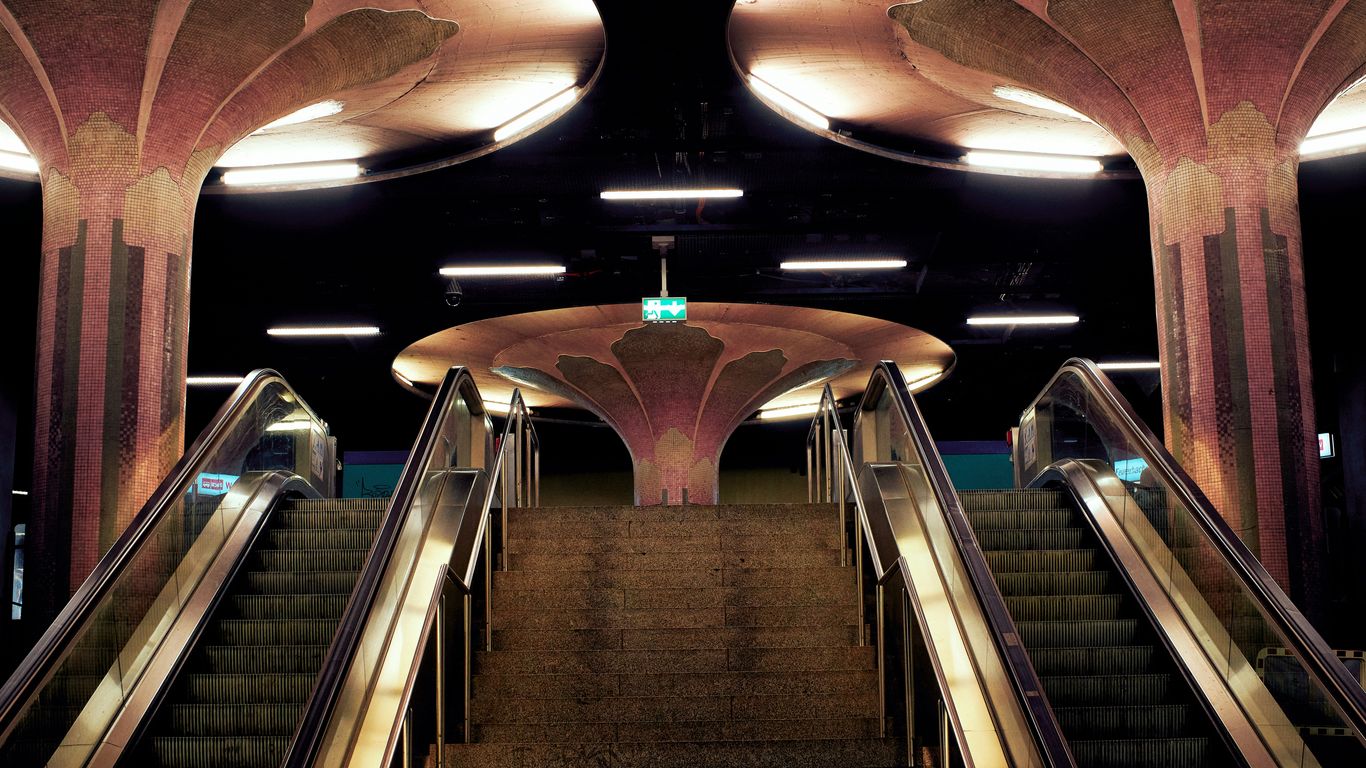Public transport access point near the market