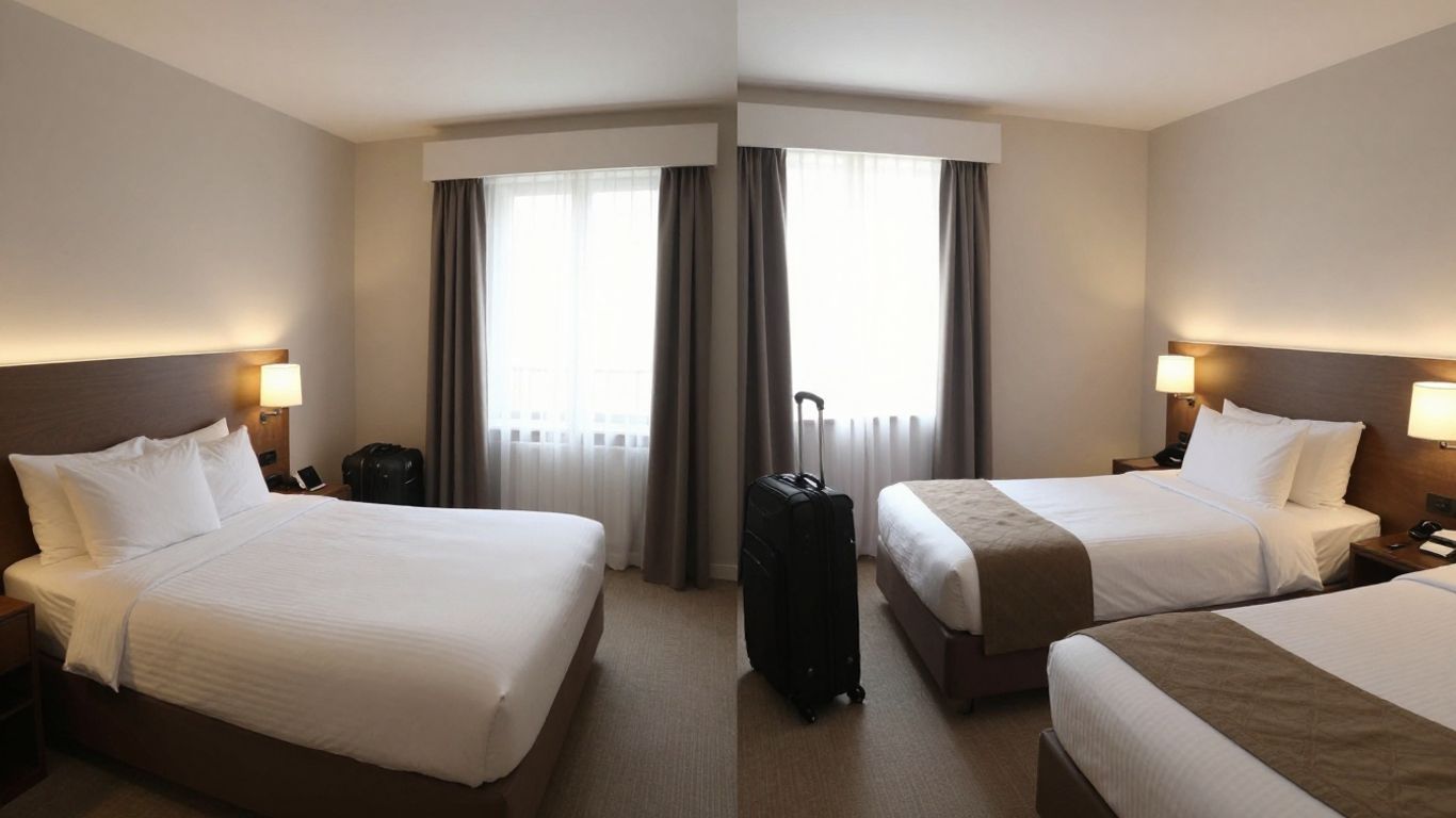 Comparaison de chambres d’hôtel parisiennes