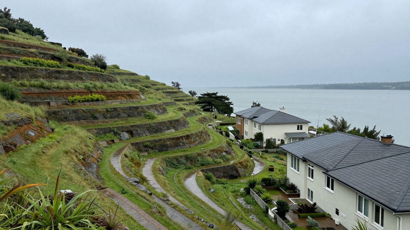 How Mountain Breeze's Hillside Elevation Changes Roofing and Drainage Needs Compared to Waterfront Lots
