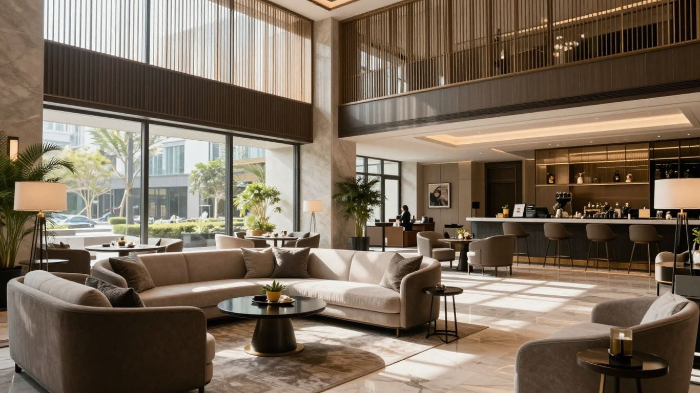W Hotel Melbourne luxury lobby interior