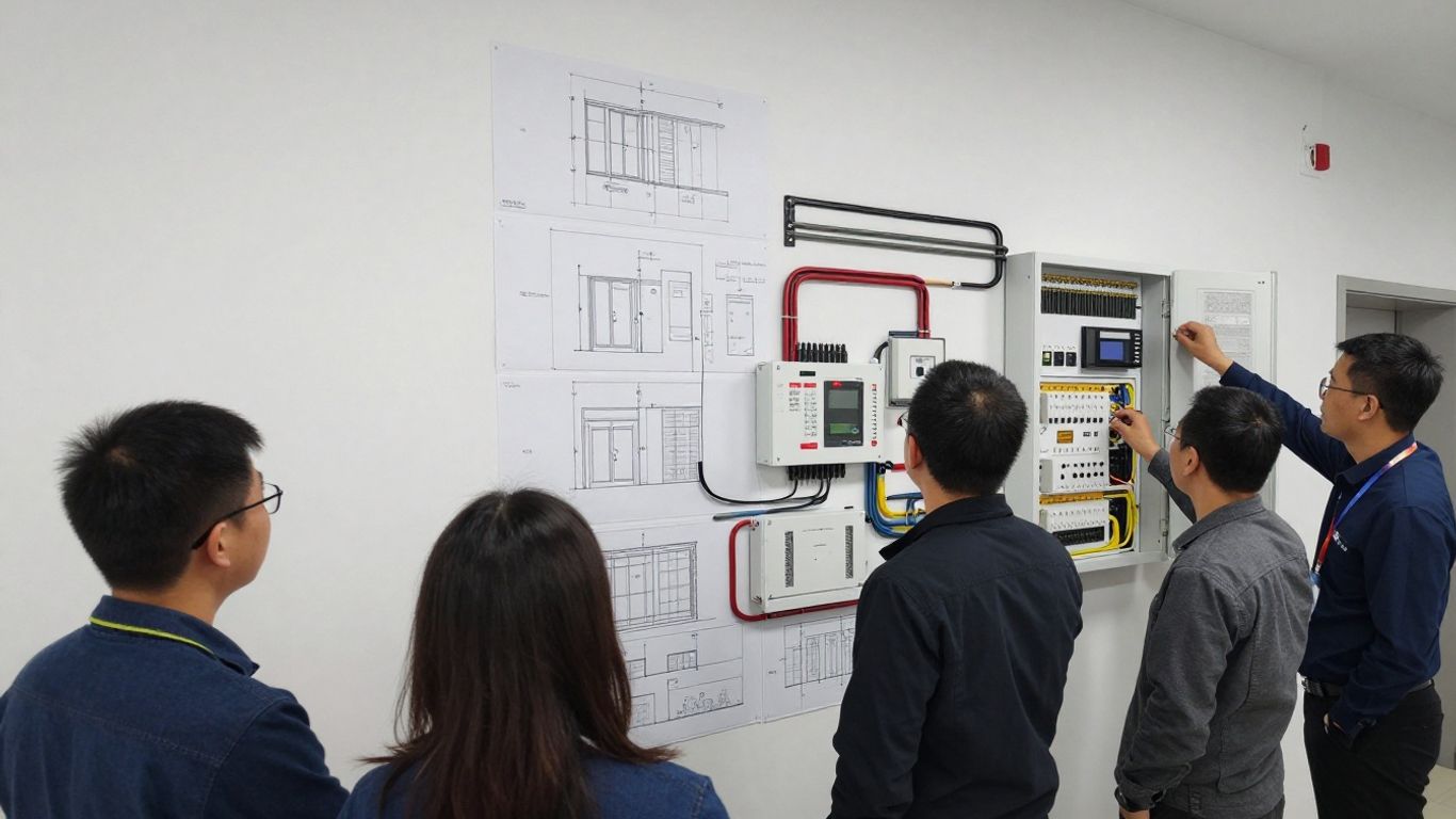 Controller enclosure and access door layout
