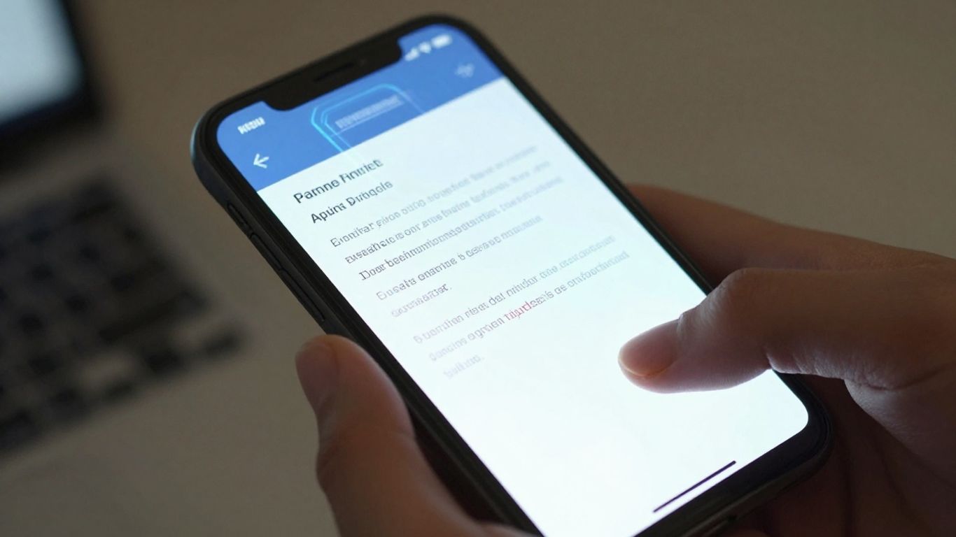 Smartphone scanning a document with AI overlay.