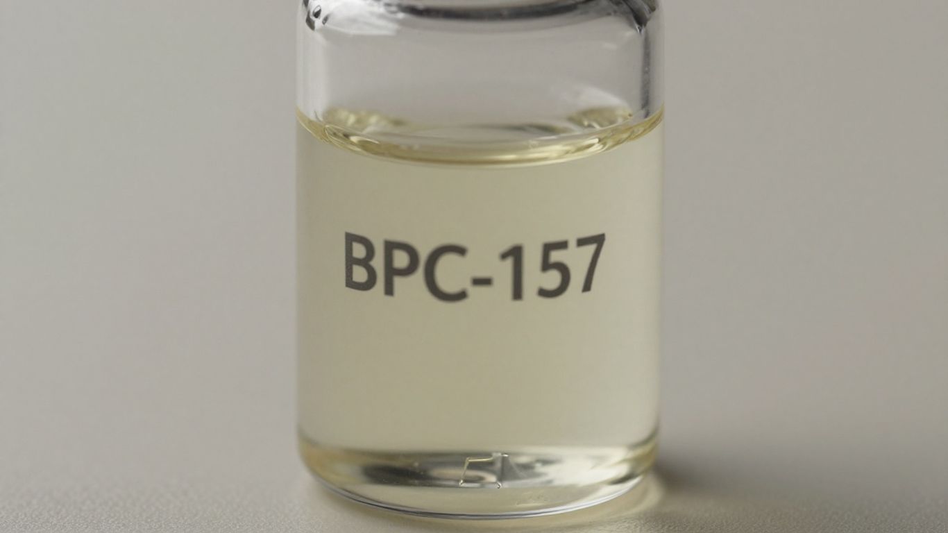 Vial of BPC-157 liquid