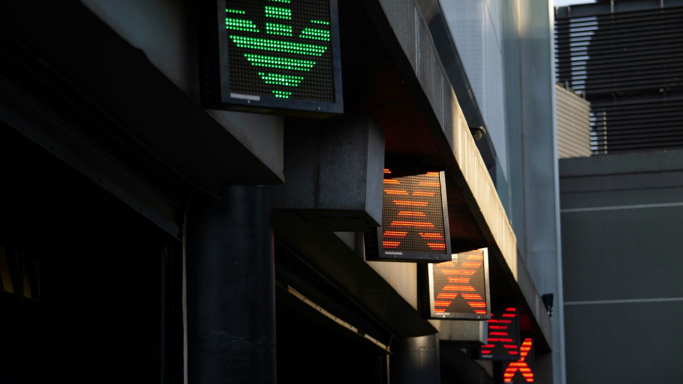 Custom signage setup display
