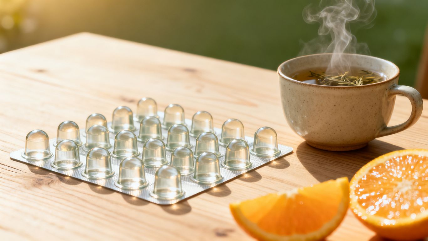 Illustration de compléments naturels et santé
