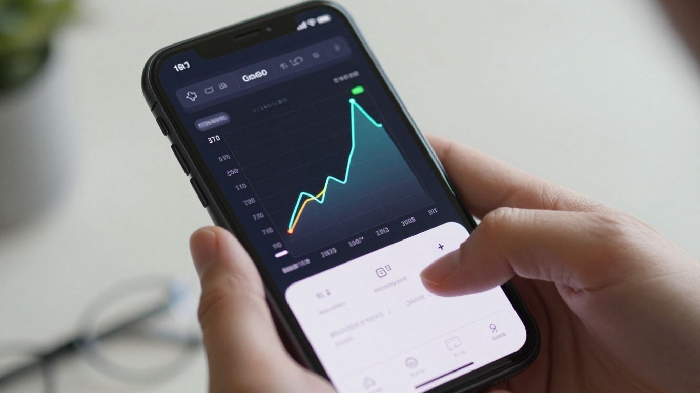 Minimalist digital interface showing data streams