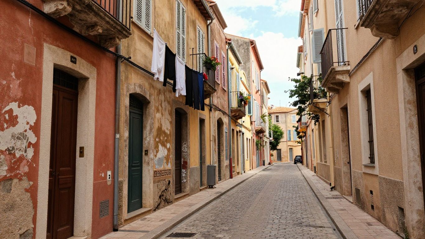 Typical alley in the Panier district