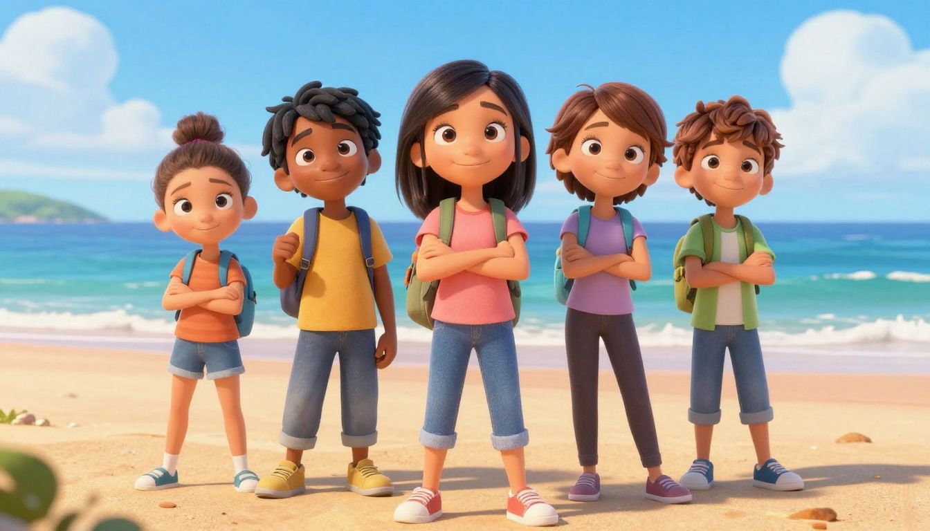 Cody e May em uma aventura mágica com elementos baseados em colaboração