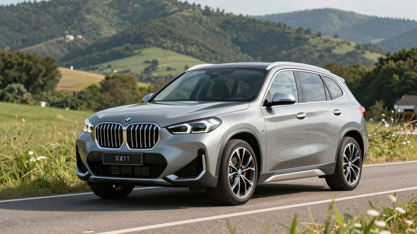 BMW X1 auf sonniger Straße