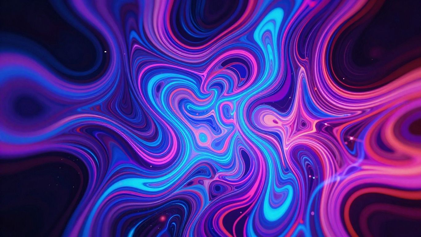 Abstract AI music video visualizer