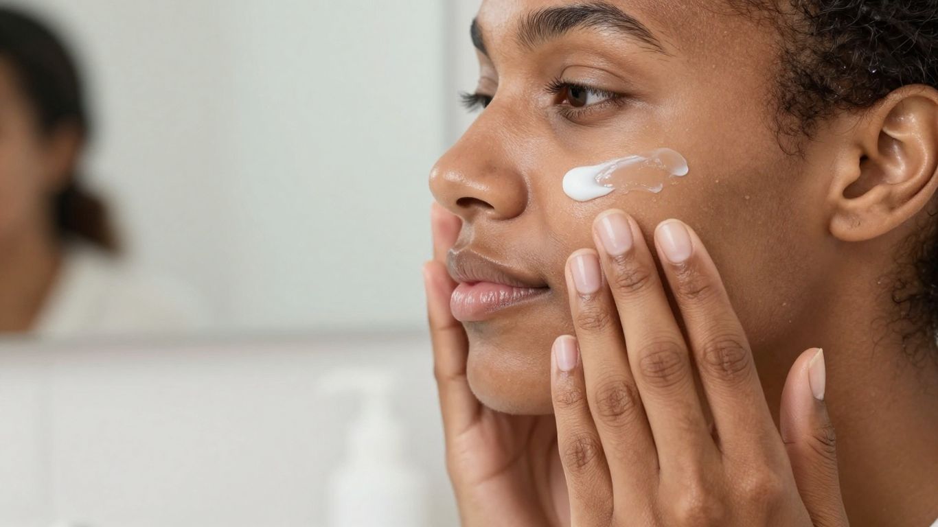 Sun-kissed skin being treated with gentle oil