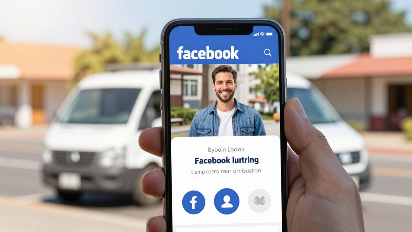 Facebook ad targeting local service company success.