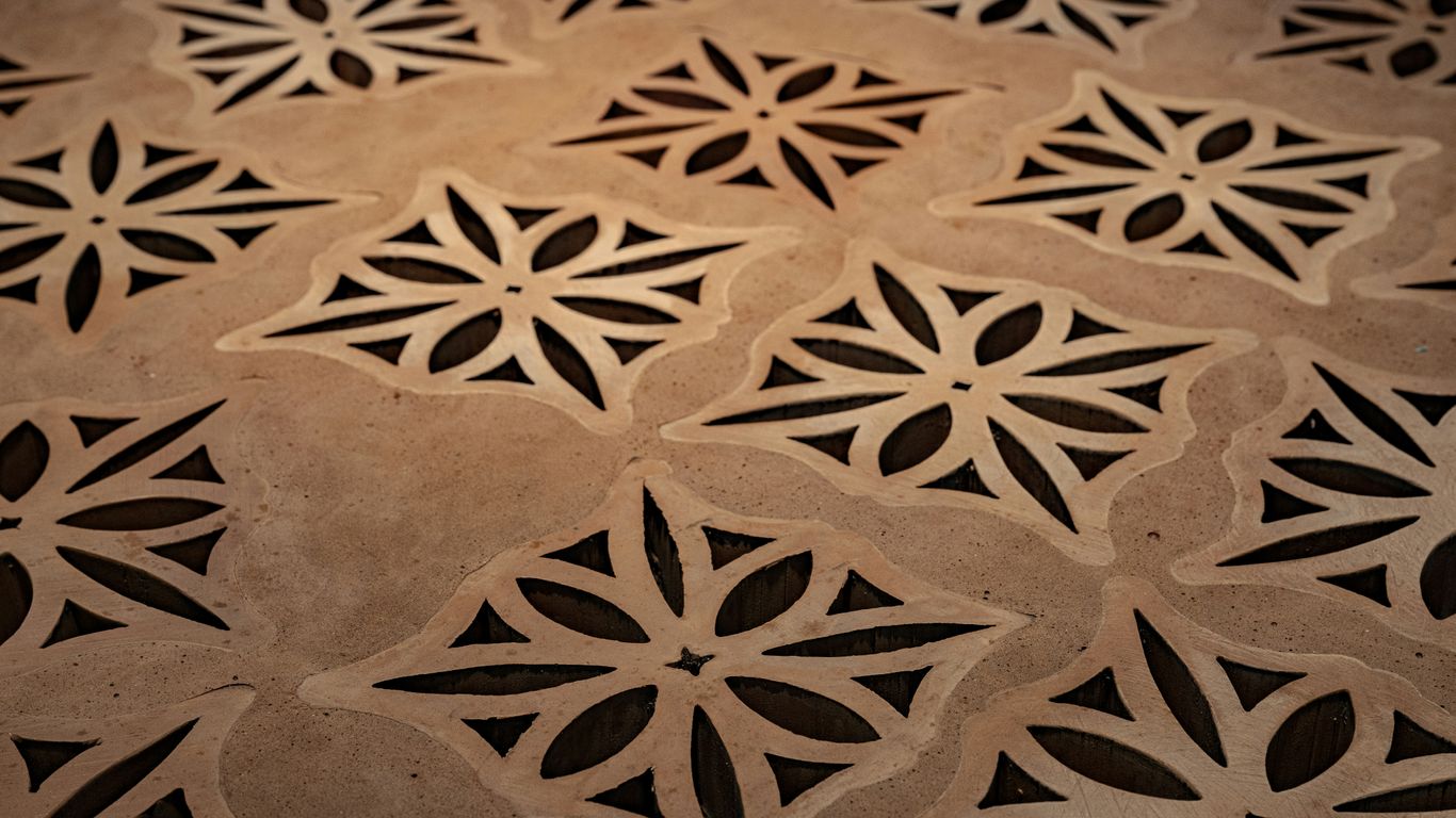 Natural stone slab selected for furniture