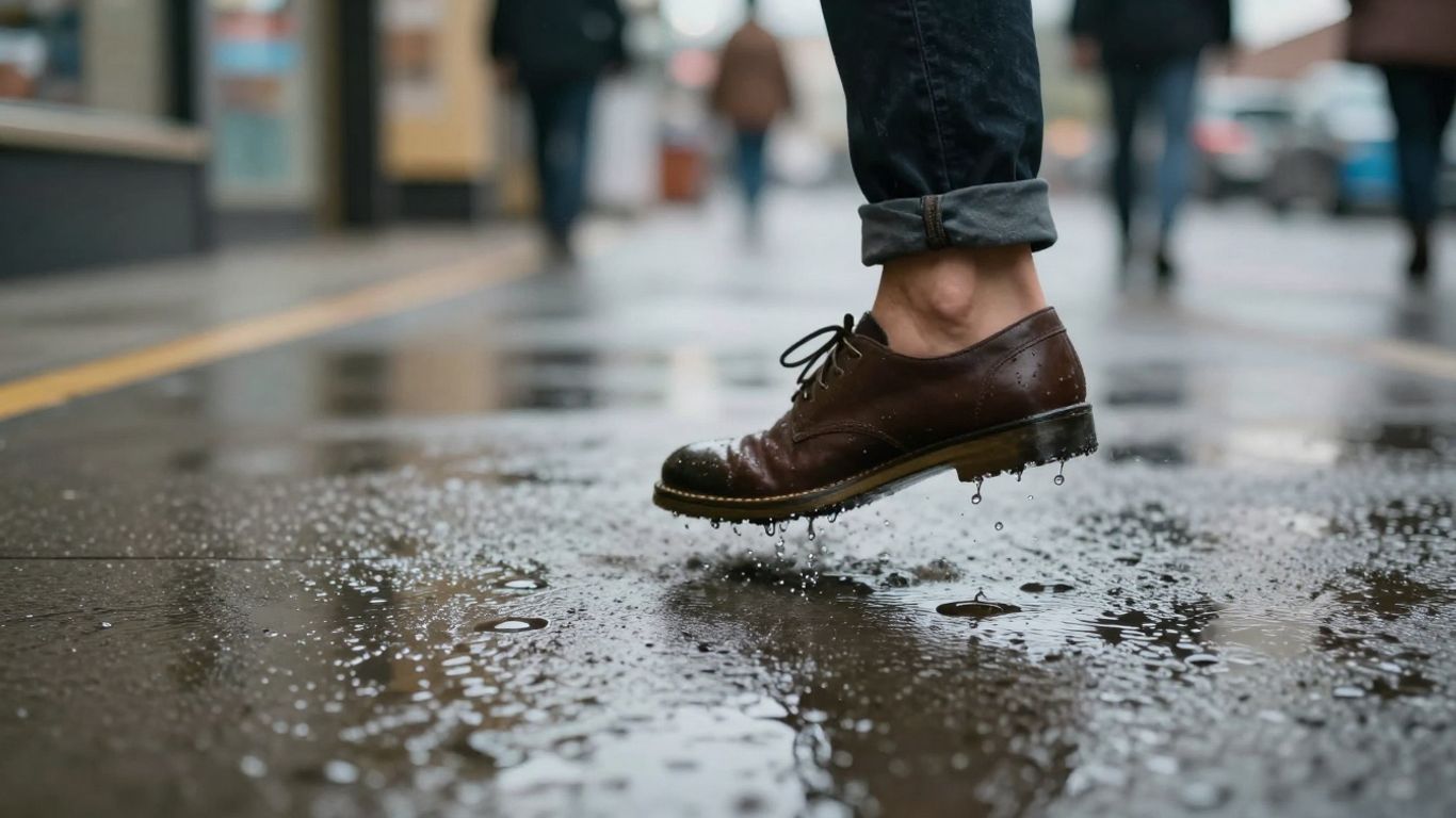 Slippery floor causing a slip and fall in Albany.