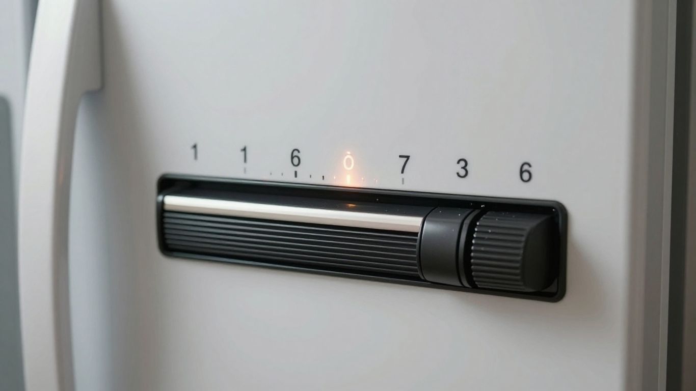 Réglage température frigo 1 à 7