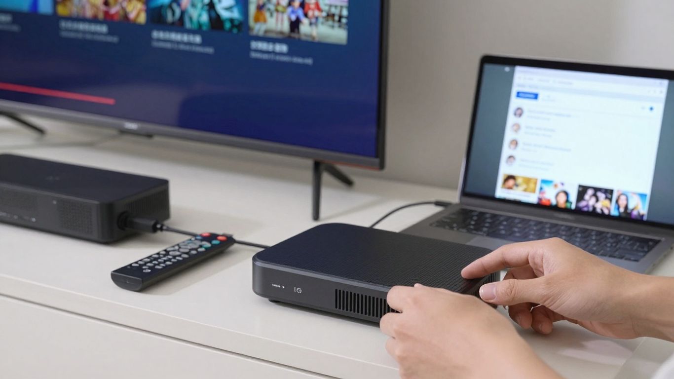 IPTV HD setup on a modern streaming device