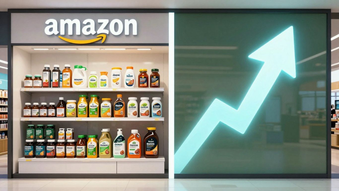 Amazon growth and advertising efficiency concept.
