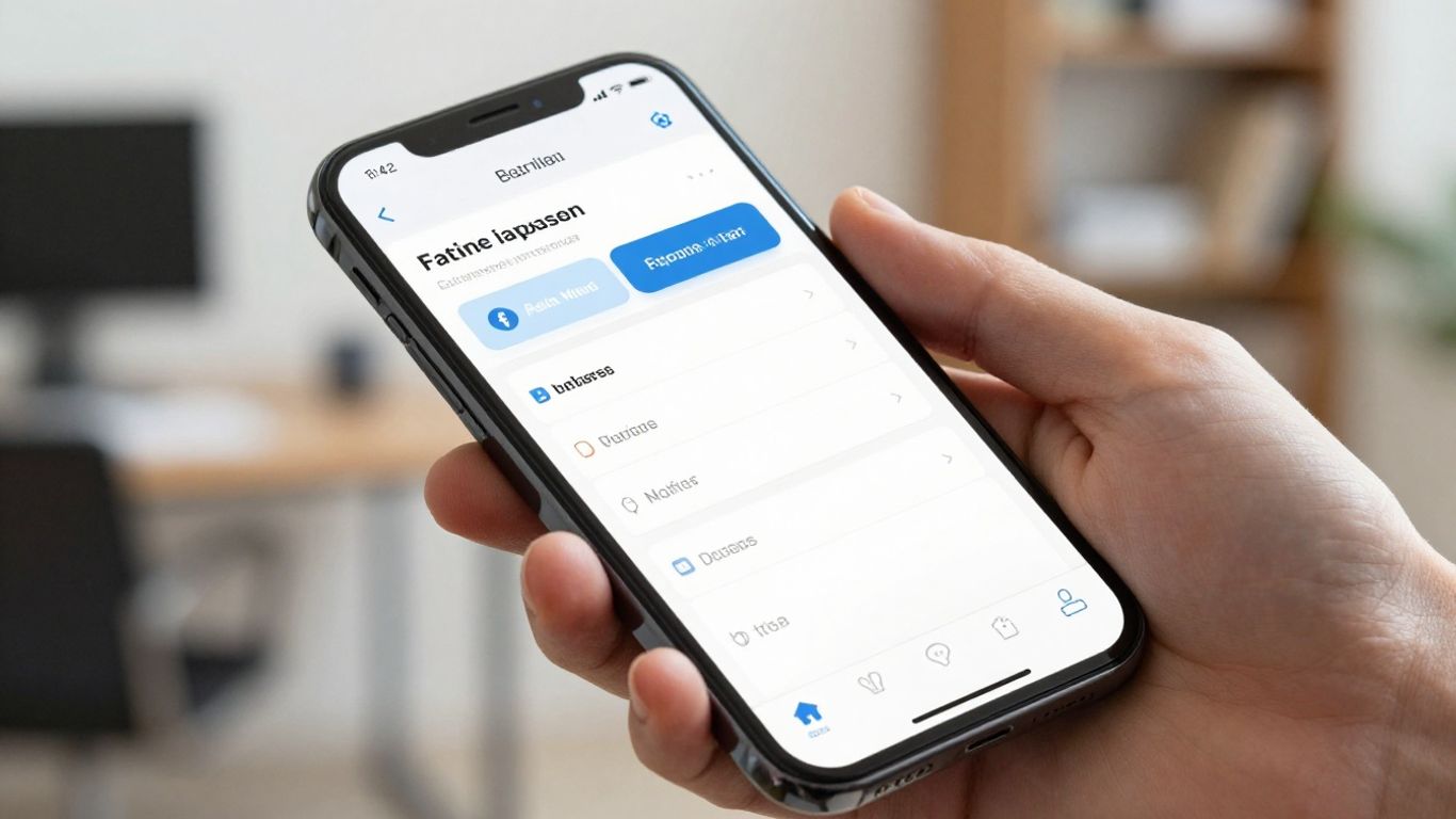 iPhone sending a fax document