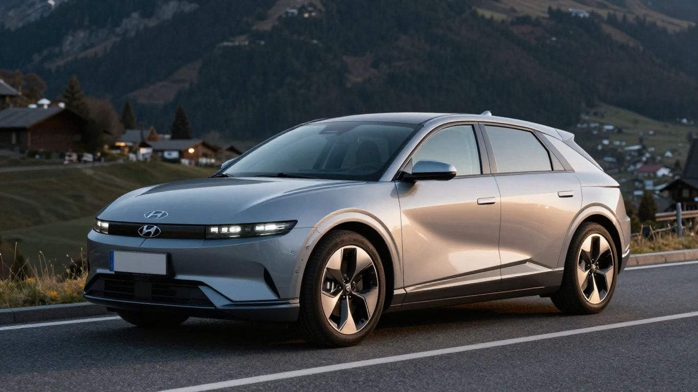 Hyundai Ioniq 5 auf Schweizer Straße