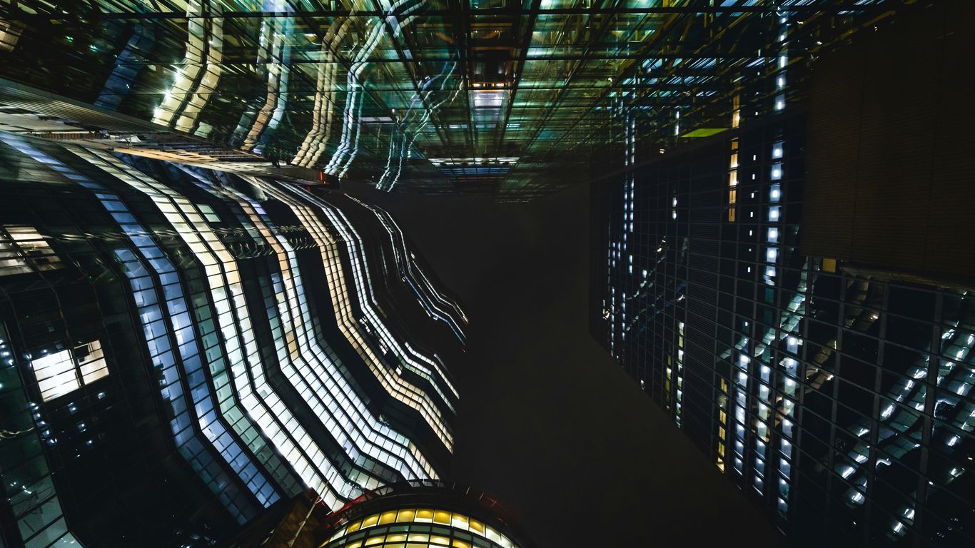 a very tall building with lots of windows