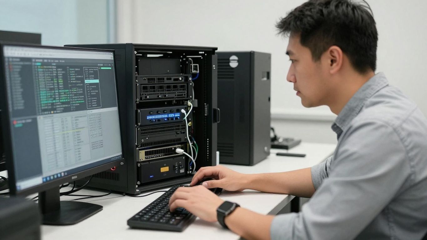 IT expert securing business data in Christchurch.