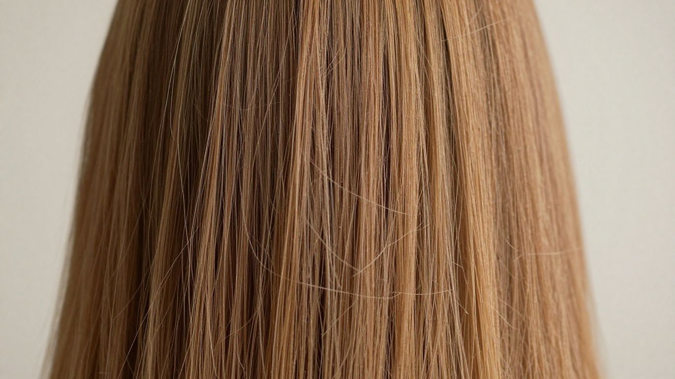 Healthy, thick, and vibrant hair with a natural sheen.