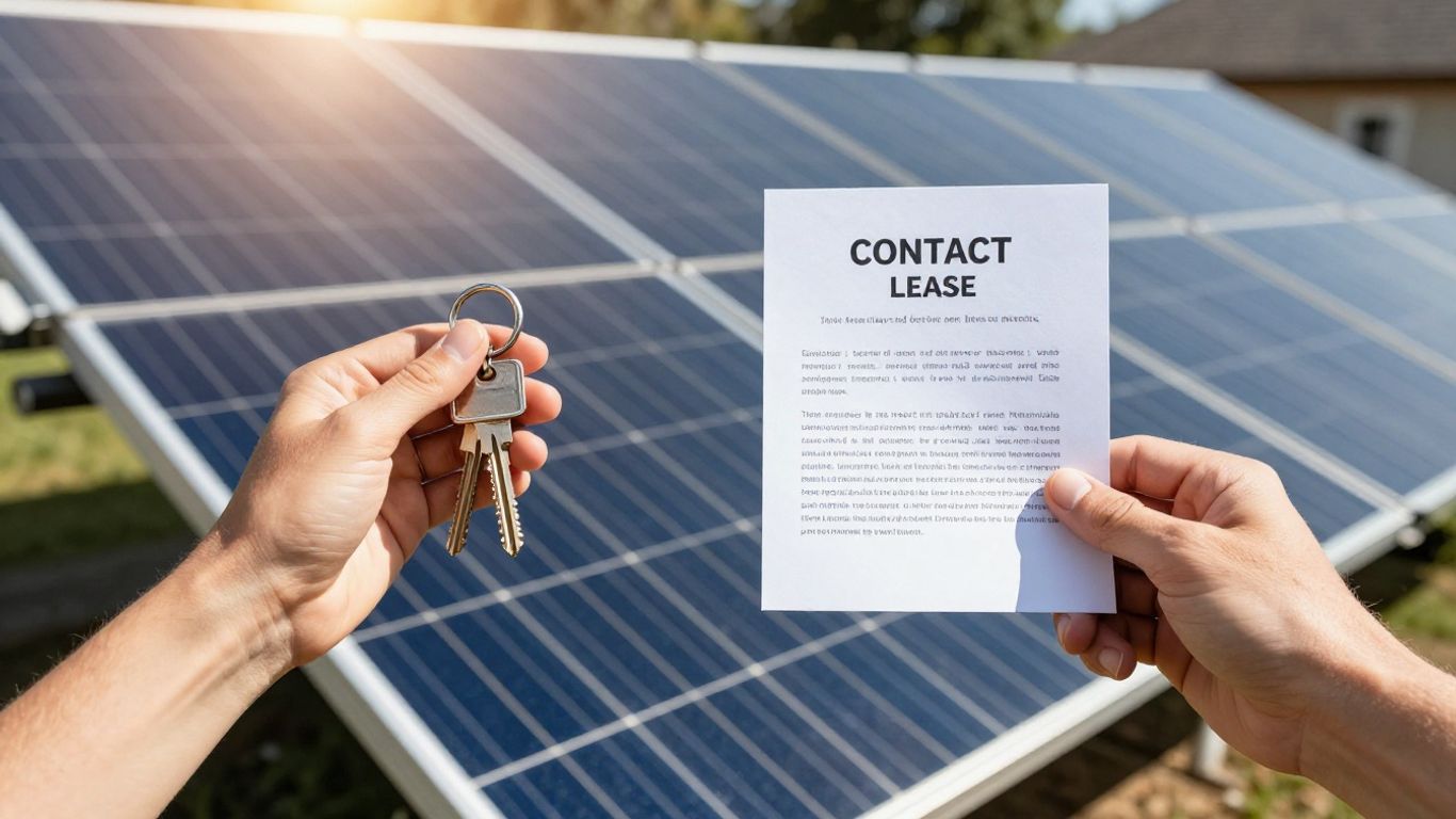 Lease or purchase solar system for home