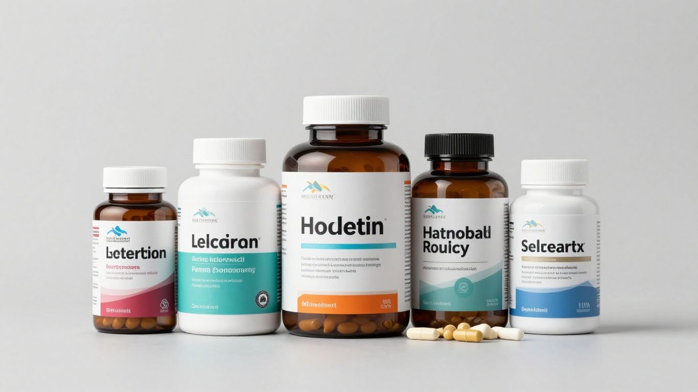 Supplements and health products prepared for distribution