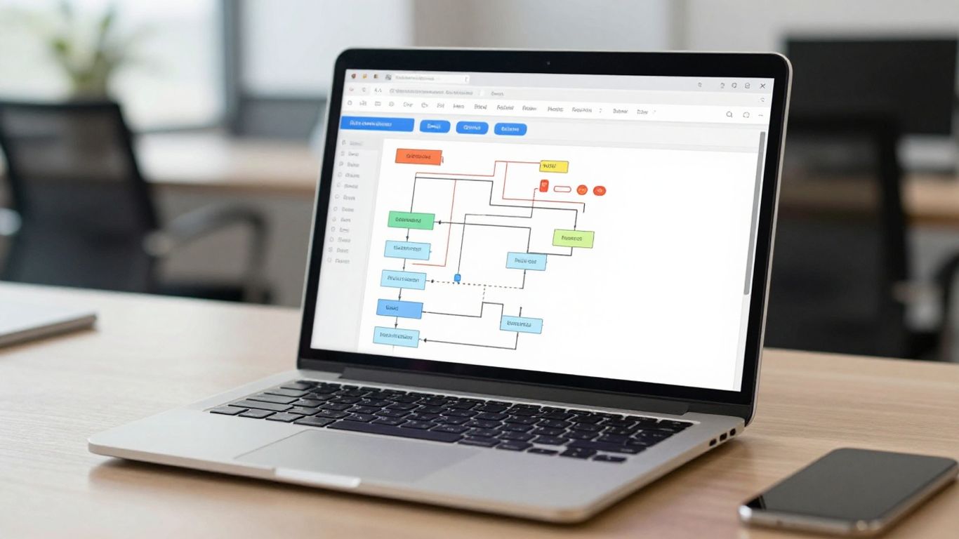 AI agent workspace featuring organized data flows
