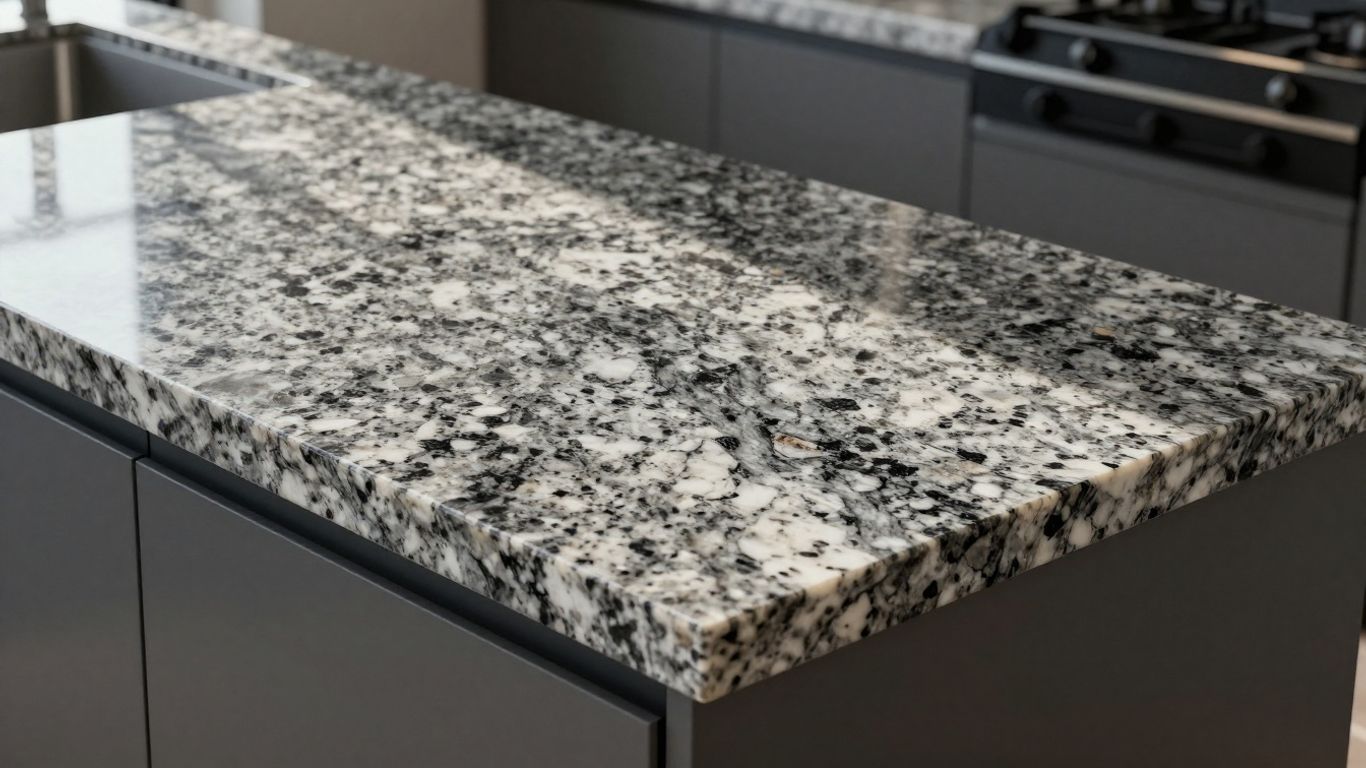 Granite kitchen countertop sketch