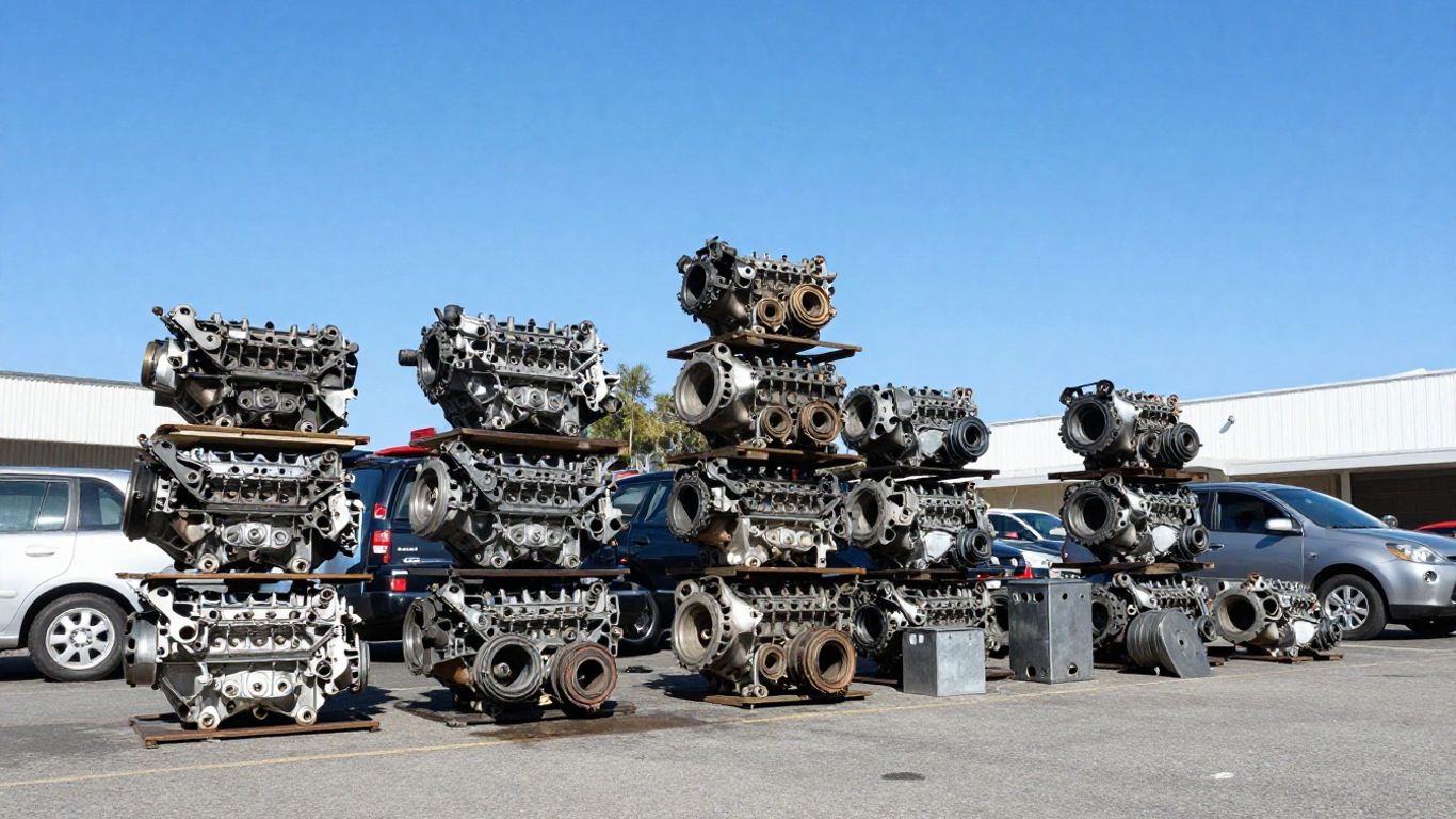 Auto parts inventory at a local Melbourne warehouse