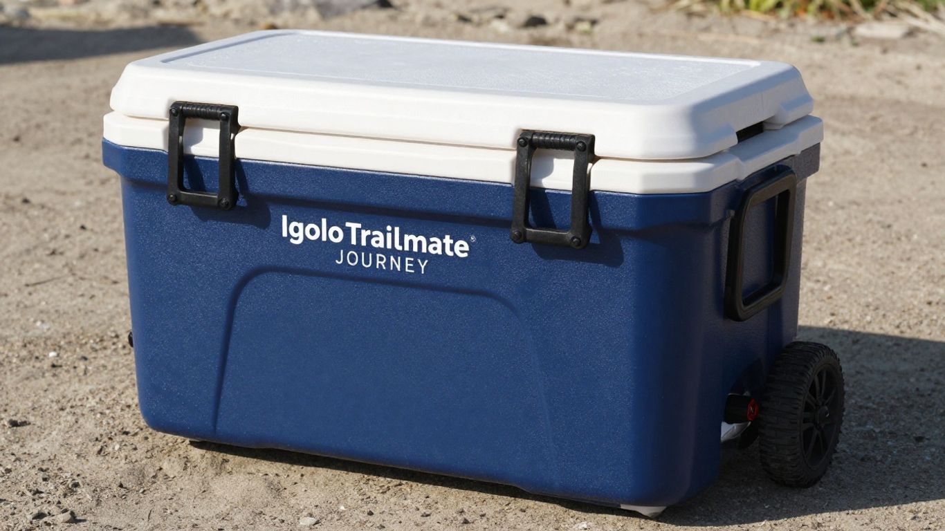 Igloo Trailmate Journey cooler on an outdoor adventure.