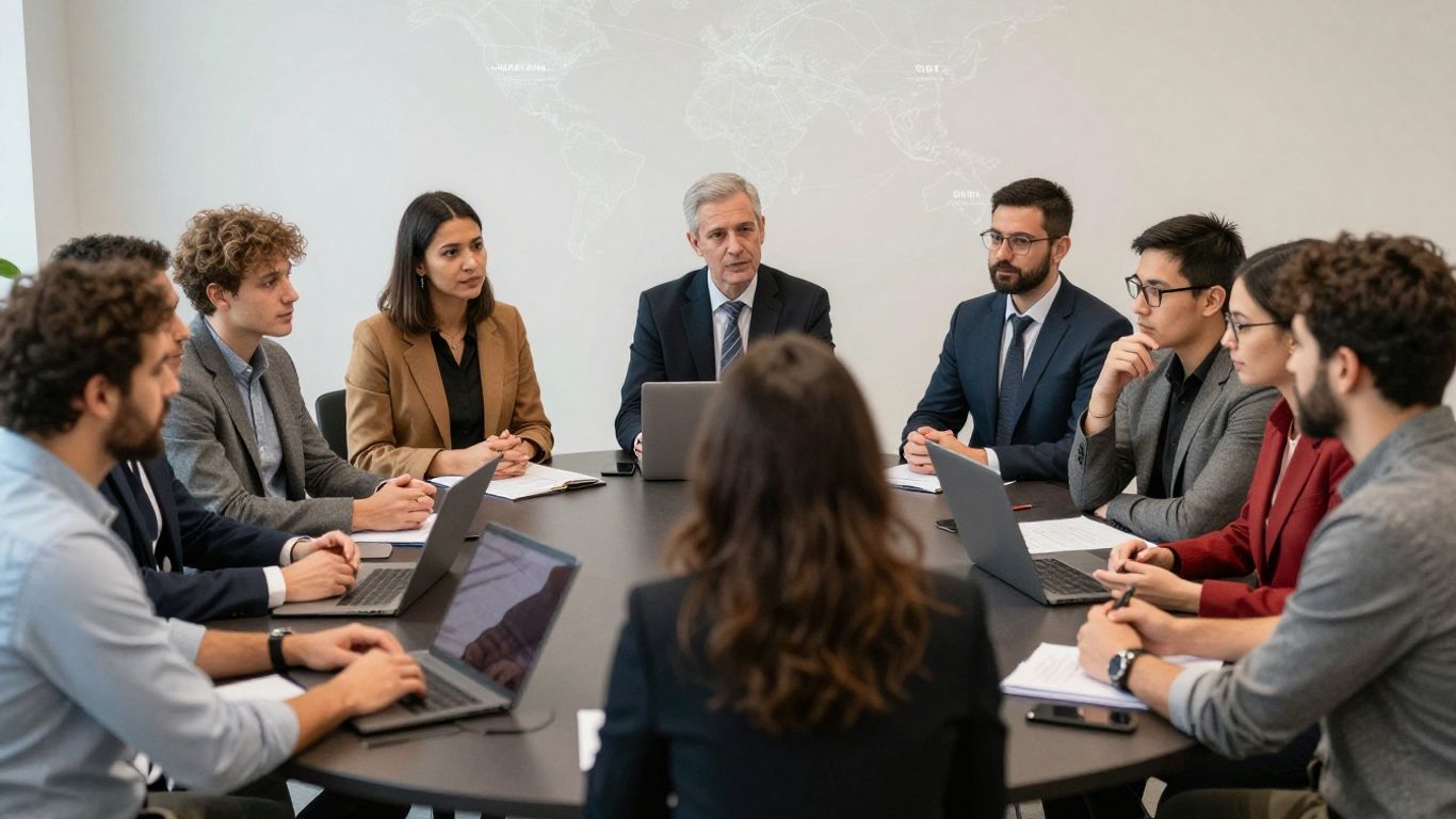 Análisis político y económico de tendencias futuras.