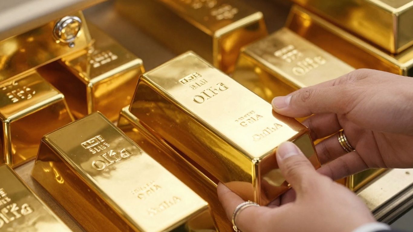 机构对黄金、金条和保险箱的投资。