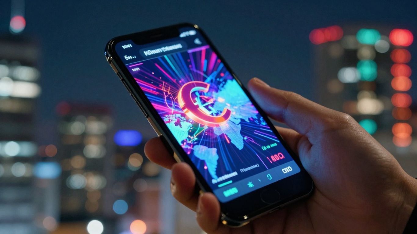 Forex trading opportunities with currency exchange visuals.