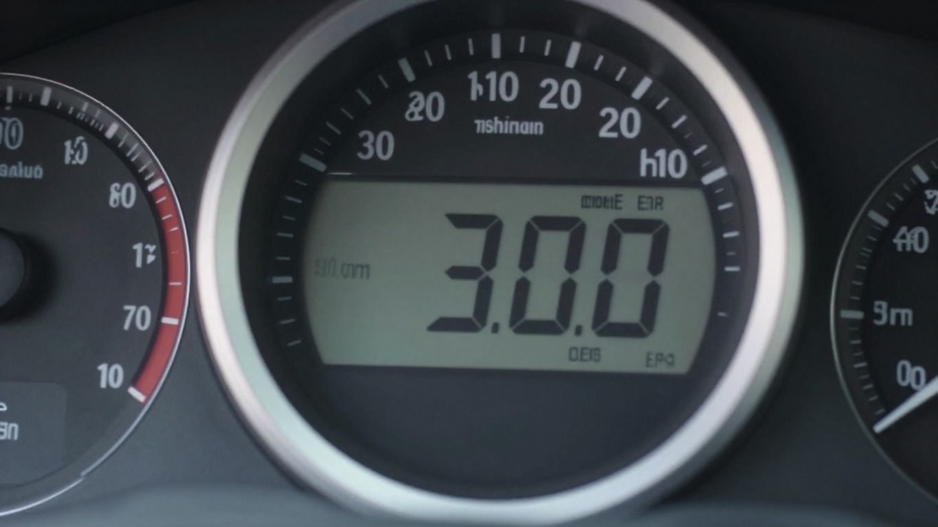 Manipulierter Kilometerstand im Auto anzeigen