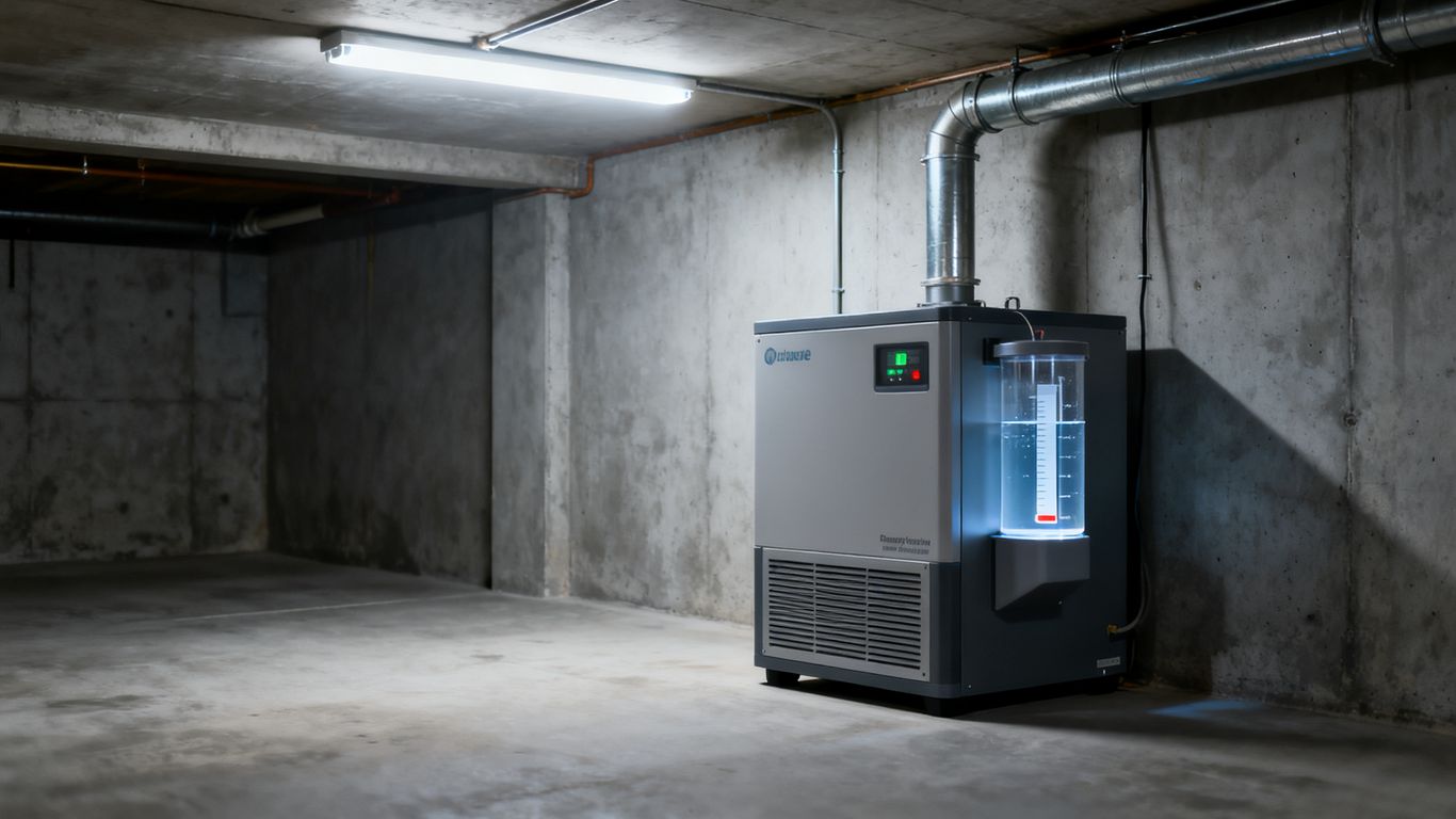 Assessing moisture levels in basement areas