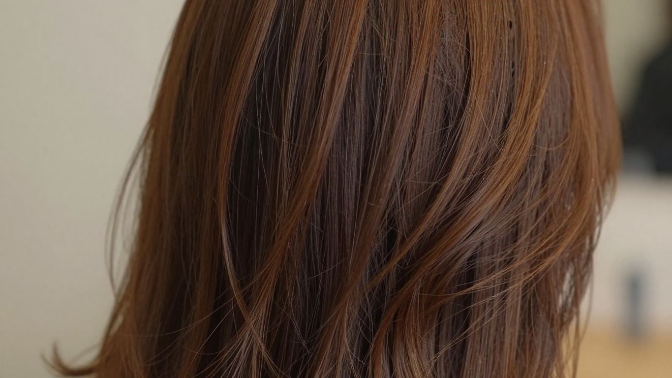 Mixed hair care routine with vibrant, healthy strands.