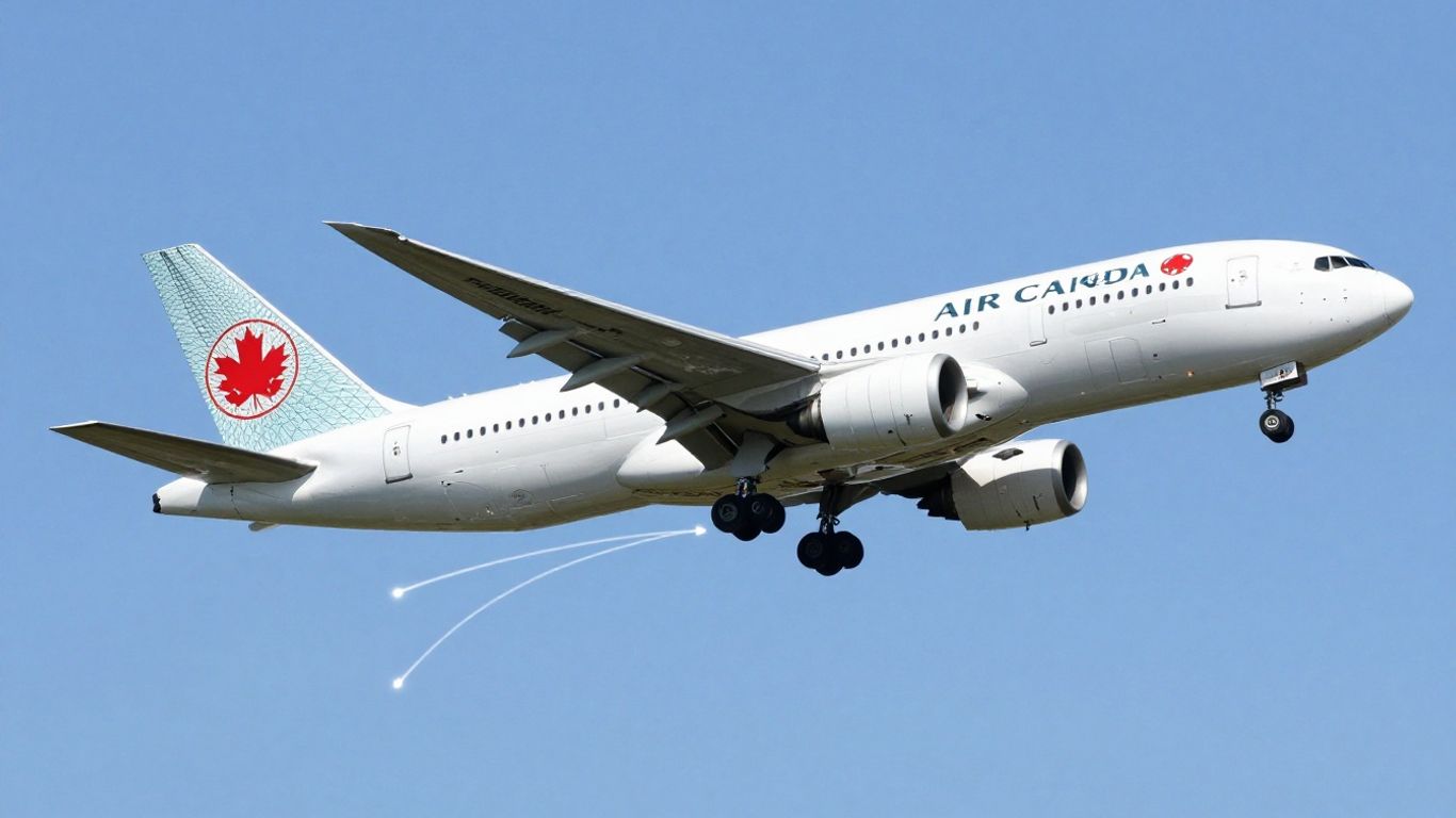 Air Canada Cargo airplane flying globally