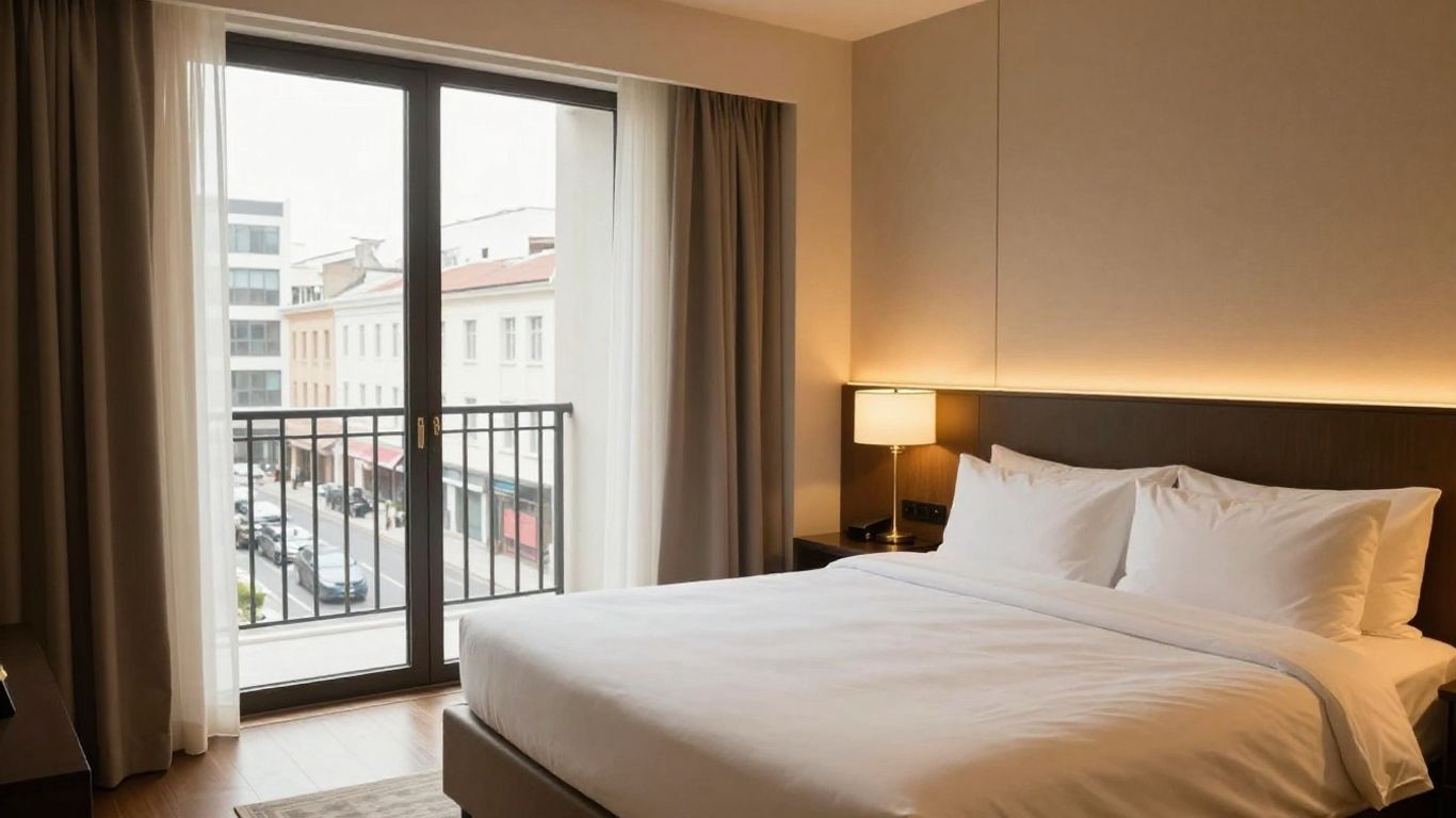 Hotel room amenities and comfort check