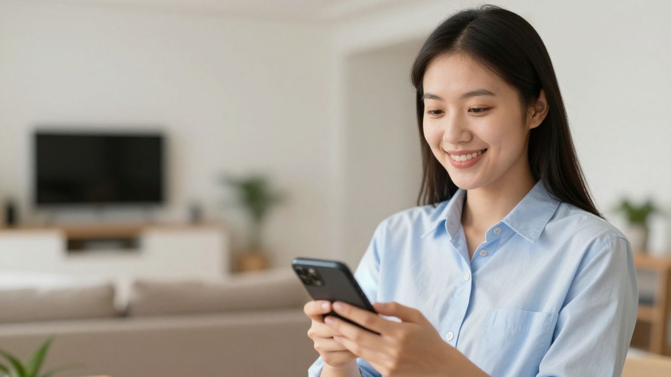 Contractor on phone, improving call quality and client success.